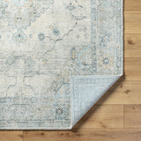 Avellino AVL-2314 9'2" x 12' Machine Woven Rug AVL2314-9212  Light Beige, Light Gray, Gray, Deep Teal, Pale Blue, Tan Surya