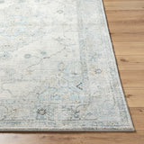 Avellino AVL-2314 9'2" x 12' Machine Woven Rug AVL2314-9212  Light Beige, Light Gray, Gray, Deep Teal, Pale Blue, Tan Surya