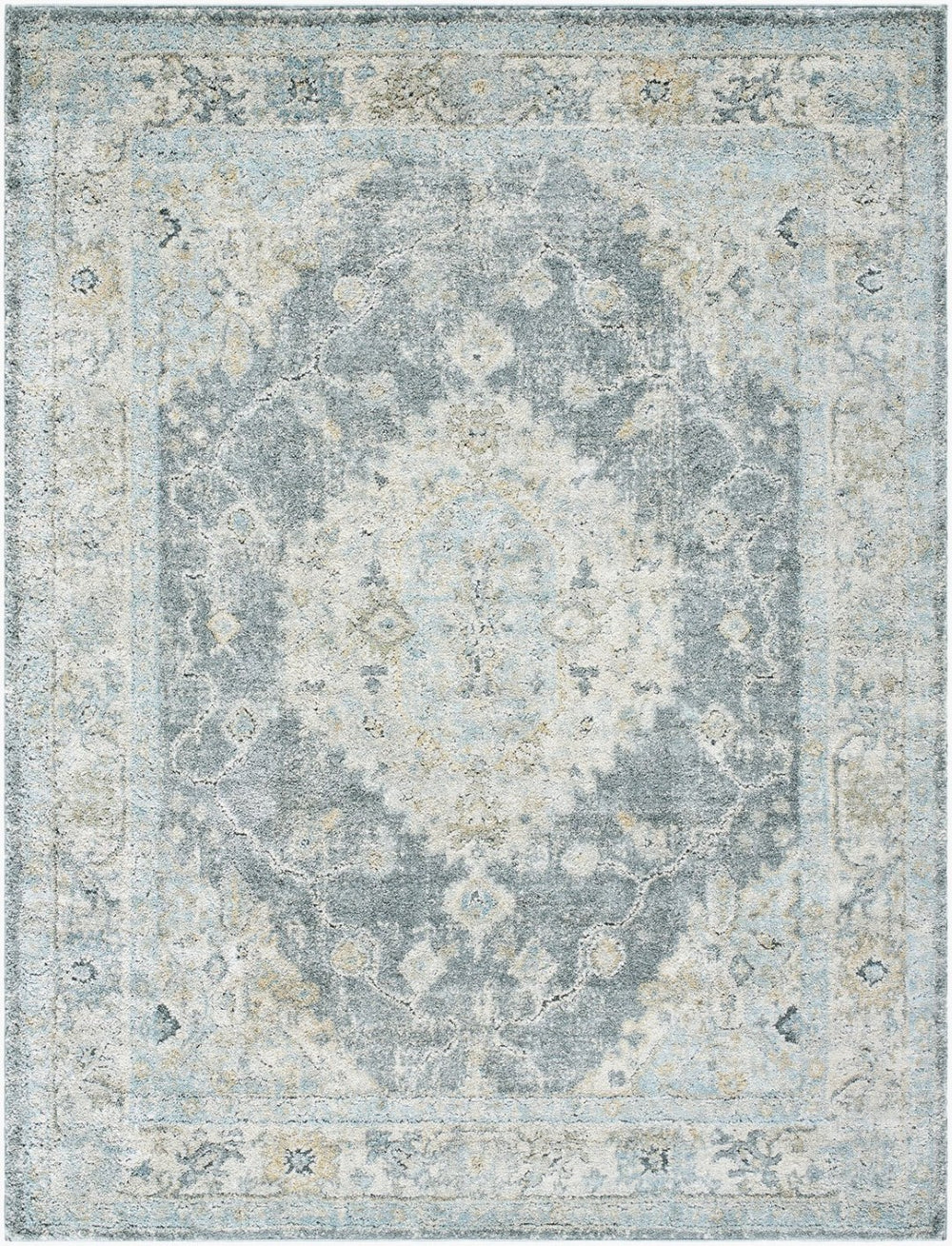 Livabliss Avellino Plush High Pile Area Rug Turkish Machine Woven for Living Room Decor Light Beige, Li 9'2" x 12' AVL2315-9212