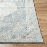 Avellino AVL-2315 9'2" x 12' Machine Woven Rug AVL2315-9212  Light Beige, Light Gray, Gray, Pale Blue, Deep Teal, Tan Surya