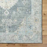 Avellino AVL-2315 9'2" x 12' Machine Woven Rug AVL2315-9212  Light Beige, Light Gray, Gray, Pale Blue, Deep Teal, Tan Surya