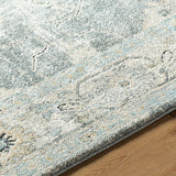 Avellino AVL-2315 9'2" x 12' Machine Woven Rug AVL2315-9212  Light Beige, Light Gray, Gray, Pale Blue, Deep Teal, Tan Surya