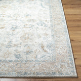 Avellino AVL-2319 9'2" x 12' Machine Woven Rug AVL2319-9212  Light Silver, Ash, Metallic - Silver, Sage, Khaki Surya