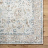 Avellino AVL-2319 9'2" x 12' Machine Woven Rug AVL2319-9212  Light Silver, Ash, Metallic - Silver, Sage, Khaki Surya