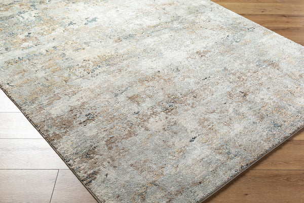Avellino AVL-2323 9'2" x 12' Machine Woven Rug AVL2323-9212  Light Gray, Light Beige, Deep Teal, Gray, Tan Surya