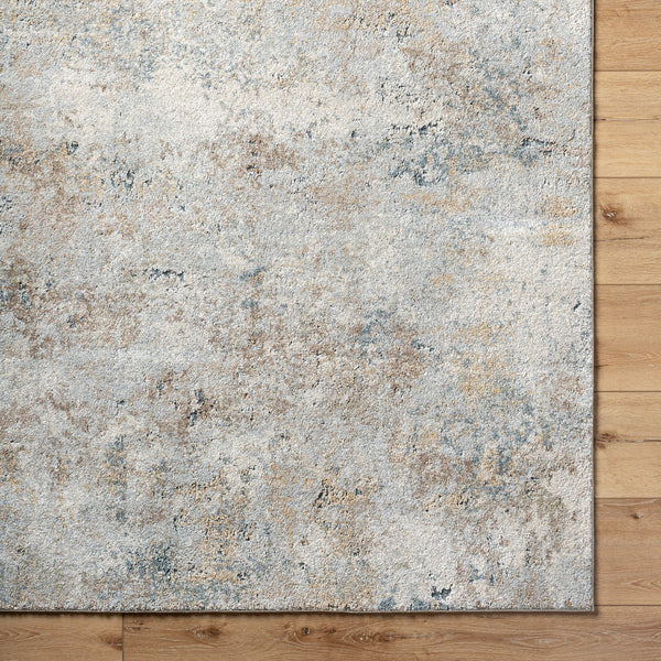 Avellino AVL-2323 9'2" x 12' Machine Woven Rug AVL2323-9212  Light Gray, Light Beige, Deep Teal, Gray, Tan Surya
