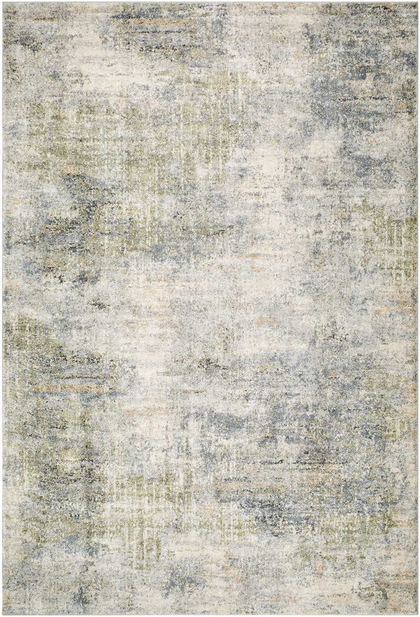 Avellino AVL-2328 9'2" x 12' Machine Woven Rug AVL2328-9212  Light Beige, Light Gray, Gray, Deep Teal, Olive, Light Olive Surya