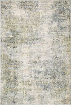 Avellino AVL-2328 9'2" x 12' Machine Woven Rug AVL2328-9212  Light Beige, Light Gray, Gray, Deep Teal, Olive, Light Olive Surya