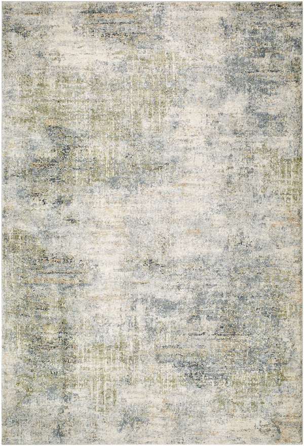 Avellino AVL-2328 9'2" x 12' Machine Woven Rug AVL2328-9212  Light Beige, Light Gray, Gray, Deep Teal, Olive, Light Olive Surya