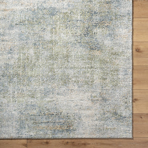 Avellino AVL-2328 9'2" x 12' Machine Woven Rug AVL2328-9212  Light Beige, Light Gray, Gray, Deep Teal, Olive, Light Olive Surya
