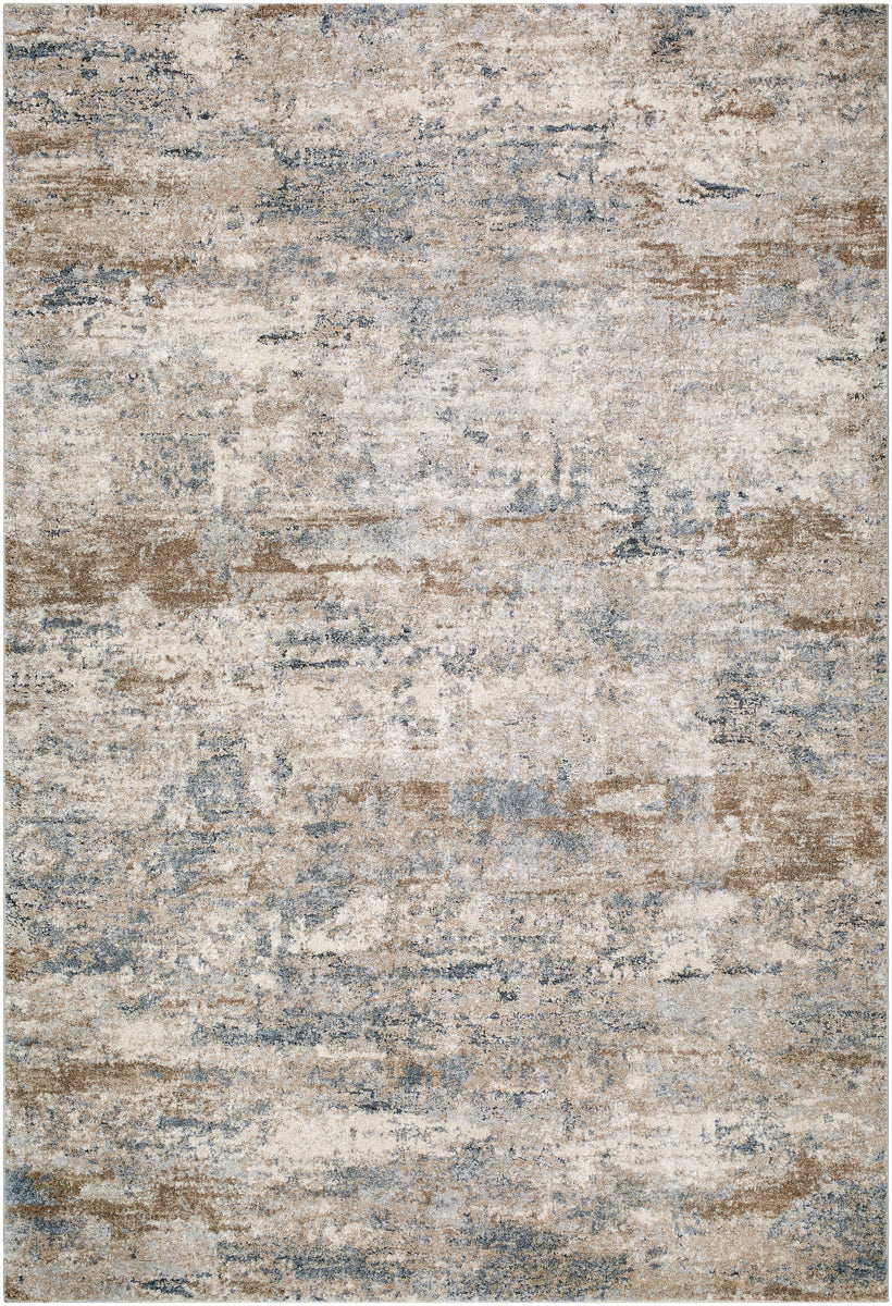 Avellino AVL-2329 9'2" x 12' Machine Woven Rug AVL2329-9212  Light Beige, Light Gray, Gray, Tan, Deep Teal Surya
