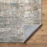 Avellino AVL-2329 9'2" x 12' Machine Woven Rug AVL2329-9212  Light Beige, Light Gray, Gray, Tan, Deep Teal Surya