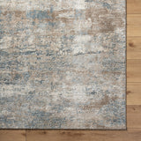 Avellino AVL-2329 9'2" x 12' Machine Woven Rug AVL2329-9212  Light Beige, Light Gray, Gray, Tan, Deep Teal Surya