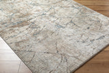 Avellino AVL-2339 9'2" x 12' Machine Woven Rug AVL2339-9212  Light Beige, Light Gray, Pale Blue, Tan, Gray, Deep Teal Surya