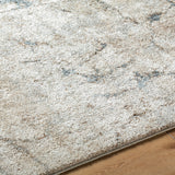 Avellino AVL-2339 9'2" x 12' Machine Woven Rug AVL2339-9212  Light Beige, Light Gray, Pale Blue, Tan, Gray, Deep Teal Surya