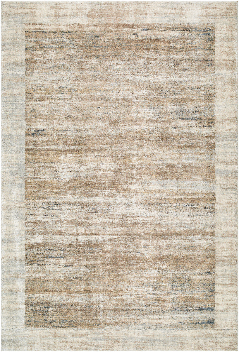 Avellino AVL-2340 9'2" x 12' Machine Woven Rug AVL2340-9212  Light Beige, Light Gray, Tan, Deep Teal Surya