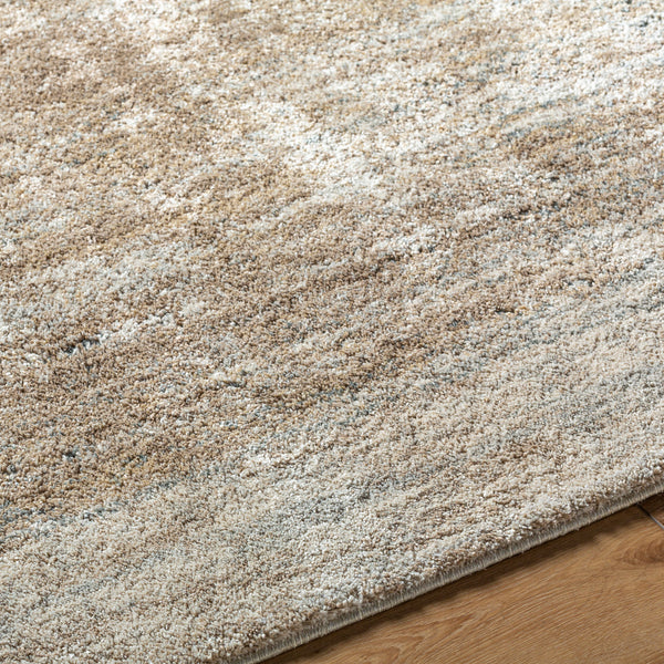 Avellino AVL-2340 9'2" x 12' Machine Woven Rug AVL2340-9212  Light Beige, Light Gray, Tan, Deep Teal Surya