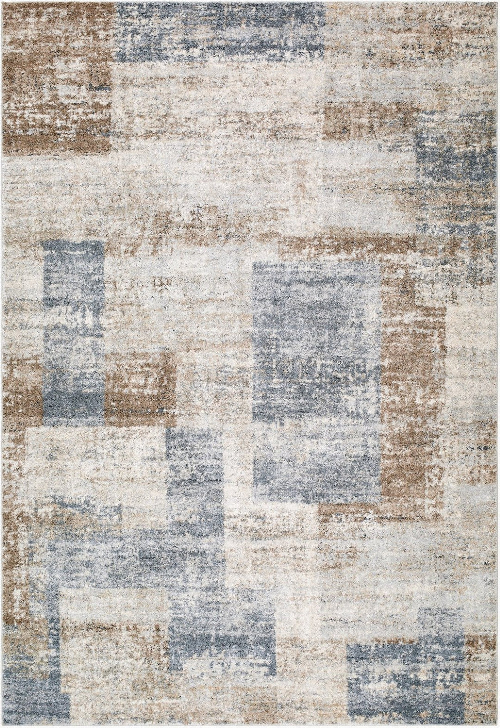 Livabliss Avellino Plush High Pile Area Rug Turkey Woven Polypropylene Blend Living Room Floor Light Beige, Li 6'7" x 9'2" AVL2344-6792