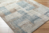 Avellino AVL-2344 9'2" x 12' Machine Woven Rug AVL2344-9212  Light Beige, Light Gray, Gray, Deep Teal, Tan Surya