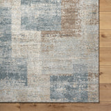 Avellino AVL-2344 9'2" x 12' Machine Woven Rug AVL2344-9212  Light Beige, Light Gray, Gray, Deep Teal, Tan Surya