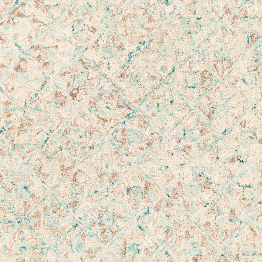 Surya Avon 2' X 3' Handmade Wool Area Rug - Traditional Indian Design, Soft High Pile For Comfort & Style Light Sage Wool Avo2304-23