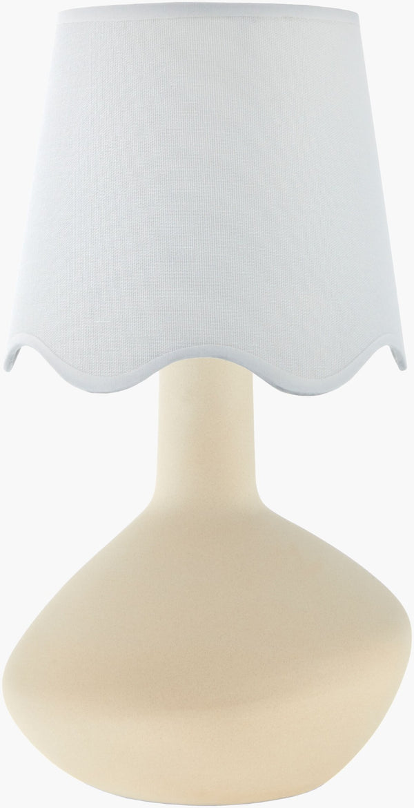 Livabliss Aviara Ceramic Table Lamp with Rattan Shade Bohemian Coastal Accent Lighting AVR-003
