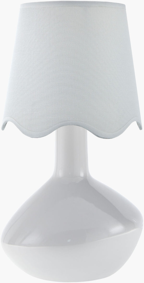 Livabliss Aviara Ceramic Base Table Lamp with Woven Rattan Shade for Bedside Ambient Glow AVR-018