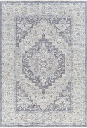 Livabliss Avant Garde Large Geometric Area Rug with Fringe Polypropylene Weave for Living Rooms Gray, Charcoal 2' x 2'11" AVT2300-23
