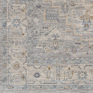 Livabliss Avant Garde Traditional Machine Woven Polypropylene Area Rug for Living Dining Rooms Gray, Charcoal 2'7" x 7'3" AVT2301-2773