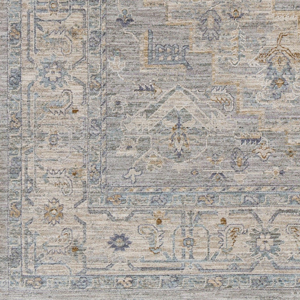 Livabliss Avant Garde Traditional Machine Woven Polypropylene Area Rug for Living Dining Rooms Gray, Charcoal 2'7" x 7'3" AVT2301-2773