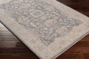 Livabliss Avant Garde Traditional Fringe Area Rug Polypropylene Blend for Large Living Rooms Gray, Charcoal 10' x 13'11" AVT2303-1014