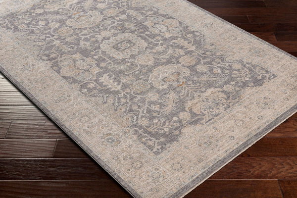 Livabliss Avant Garde Traditional Fringe Area Rug Polypropylene Blend for Large Living Rooms Gray, Charcoal 10' x 13'11" AVT2303-1014
