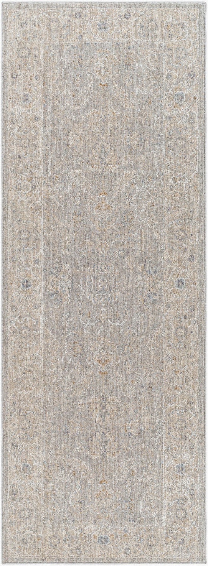 Livabliss Avant Garde Traditional Area Rug with High Low Pile for Large Living Dining Rooms Gray, Charcoal 2'7" x 7'3" AVT2304-2773