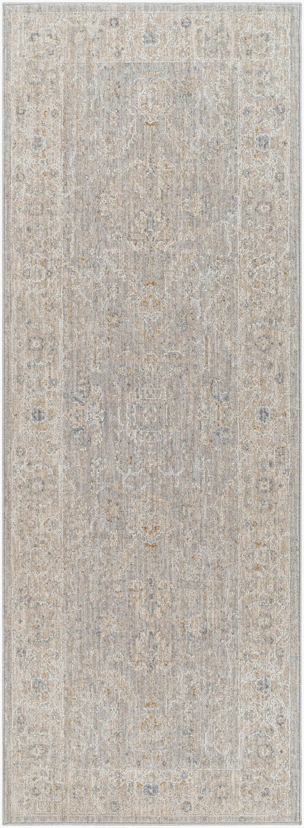 Livabliss Avant Garde Traditional Area Rug with High Low Pile for Large Living Dining Rooms Gray, Charcoal 2'7" x 7'3" AVT2304-2773