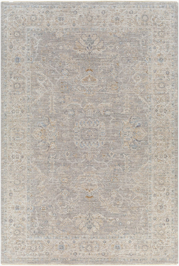 Livabliss Avant Garde Traditional Area Rug with High Low Pile for Large Living Dining Rooms Gray, Charcoal 5' x 7'5" AVT2304-575