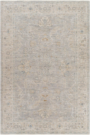 Livabliss Avant Garde Traditional Area Rug with High Low Pile for Large Living Dining Rooms Gray, Charcoal 6'7" x 9'6" AVT2304-6796