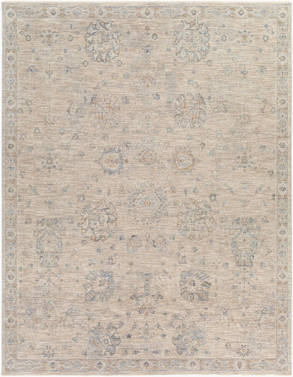 Livabliss Avant Garde Turkish Medallion Area Rug Fringe Border Medium Pile Living Room Floor Gray, Charcoal 7'10" x 10'2" AVT2307-710103