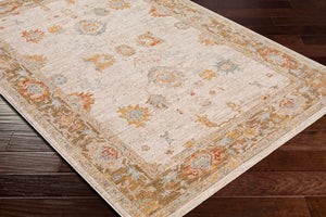 Livabliss Avant Garde Medallion Area Rug Turkish Woven Polypropylene Fringe Living Room Olive, Denim 10' x 13'11" AVT2309-1014
