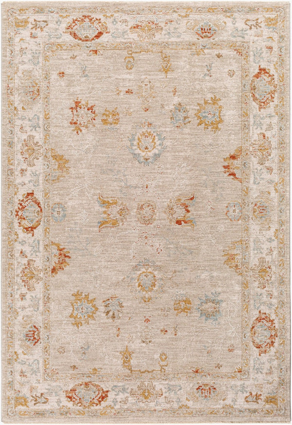 Livabliss Avant Garde Medallion Area Rug Turkish Woven Polypropylene Fringe Living Room Sage, Olive 2'7" x 3'11" AVT2310-274
