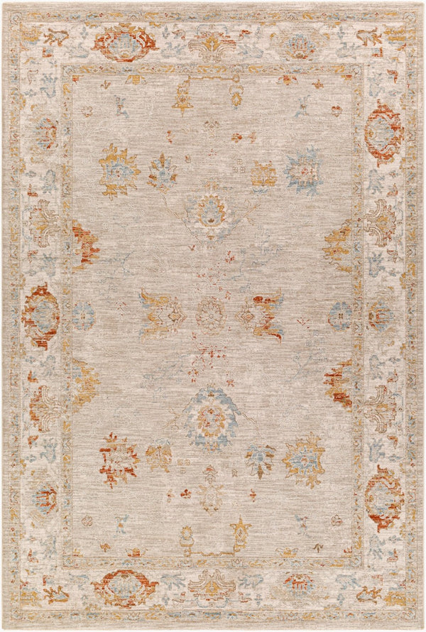 Livabliss Avant Garde Medallion Area Rug Turkish Woven Polypropylene Fringe Living Room Sage, Olive 6'7" x 9'6" AVT2310-6796