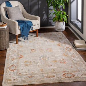 Livabliss Avant Garde Medallion Area Rug Turkish Woven Polypropylene Fringe Living Room Sage, Olive 2'7" x 3'11" AVT2310-274