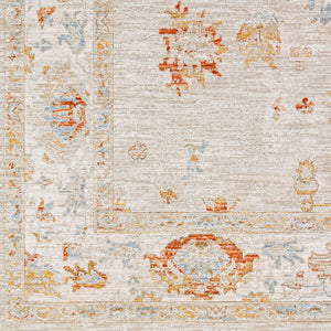 Livabliss Avant Garde Medallion Area Rug Turkish Woven Polypropylene Fringe Living Room Sage, Olive 5'3" x 5'3" AVT2310-53RD