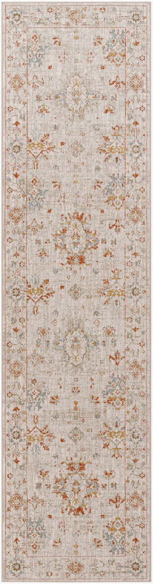 Livabliss Avant Garde Traditional Polypropylene Area Rug with High Low Pile for Living Rooms Rust, Olive 2'7" x 10' AVT2311-2710
