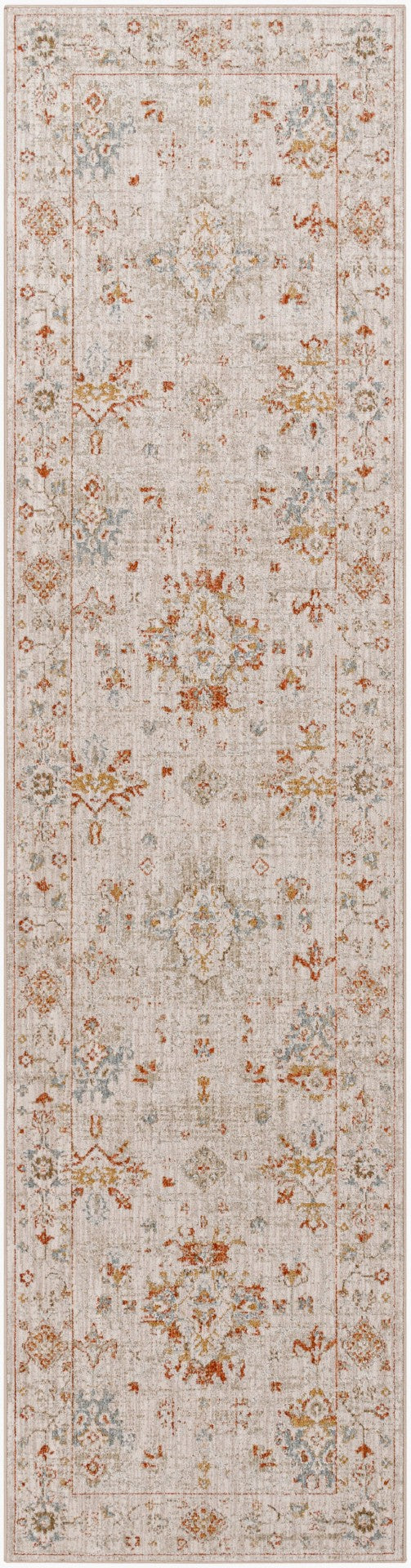 Livabliss Avant Garde Traditional Polypropylene Area Rug with High Low Pile for Living Rooms Rust, Olive 2'7" x 10' AVT2311-2710
