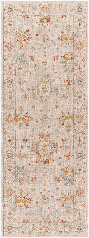 Livabliss Avant Garde Traditional Polypropylene Area Rug with High Low Pile for Living Rooms Rust, Olive 2'7" x 7'3" AVT2311-2773
