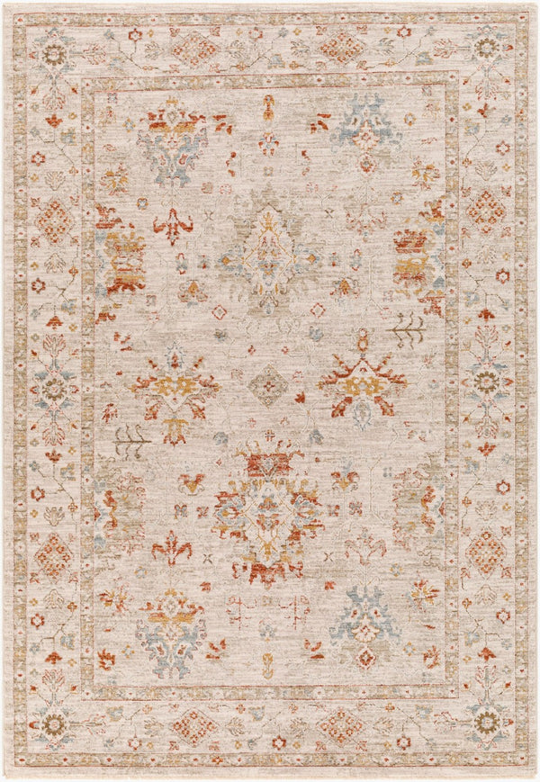 Livabliss Avant Garde Traditional Polypropylene Area Rug with High Low Pile for Living Rooms Rust, Olive 5' x 7'5" AVT2311-575