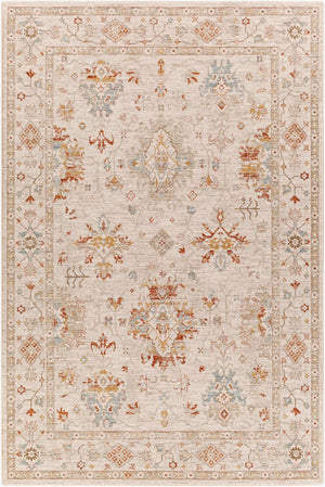 Livabliss Avant Garde Traditional Polypropylene Area Rug with High Low Pile for Living Rooms Rust, Olive 6'7" x 9'6" AVT2311-6796