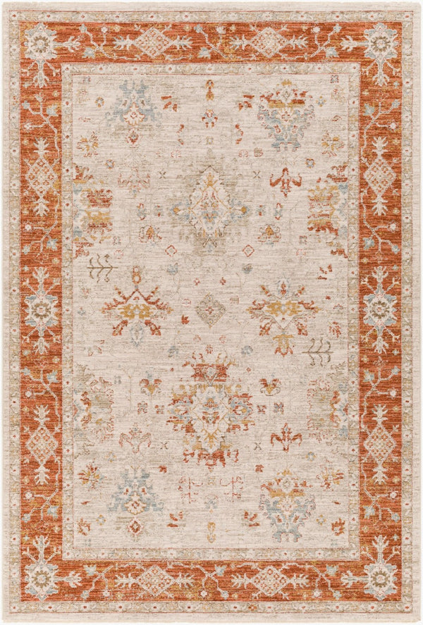 Livabliss Avant Garde Medallion Accent Rug Fringe Polypropylene Woven Traditional Bohemian Small Space Rust, Olive 2'7" x 3'11" AVT2312-274
