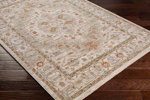 Livabliss Avant Garde Medallion Area Rug Machine Woven Traditional Polypropylene Living Room Sage, Olive 6'7" x 9'6" AVT2313-6796