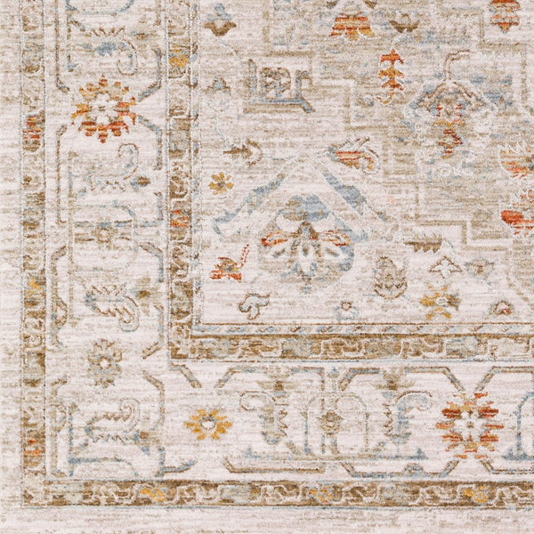 Livabliss Avant Garde Medallion Area Rug Machine Woven Traditional Polypropylene Living Room Sage, Olive 6'7" x 9'6" AVT2313-6796